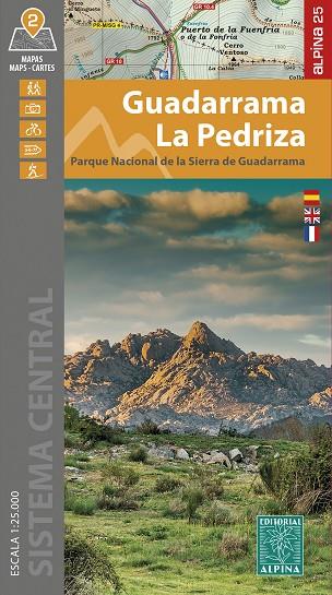 GUADARRAMA/LA PEDRIZA (1:25.000) | 9788470111204