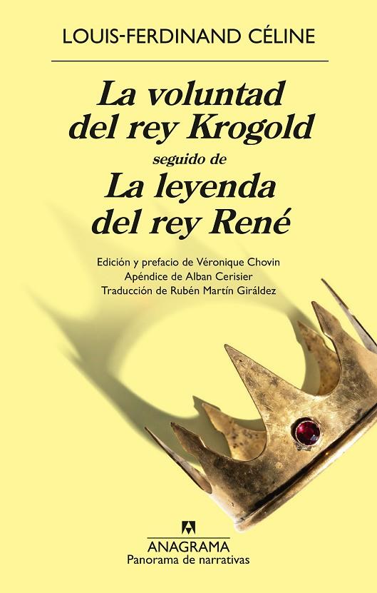 VOLUNTAD DEL REY KROGOLD SEGUIDO DE LA LEYENDA DEL REY RENÉ, LA | 9788433950888 | CÉLINE, LOUIS-FERDINAND