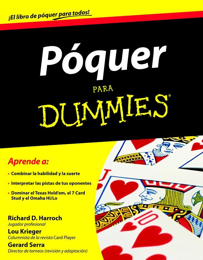 PÓQUER PARA DUMMIES | 9788432920820 | VV.AA.