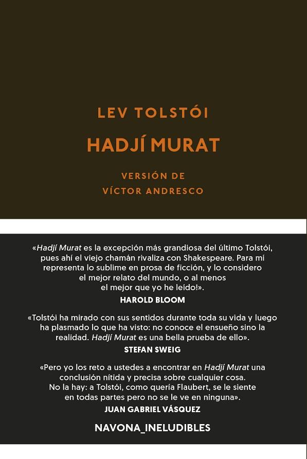HADJÍ MURAT | 9788417978549 | TOLSTÓI, LEV