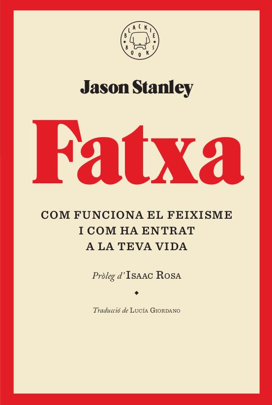 FATXA | 9788417552268 | STANLEY, JASON