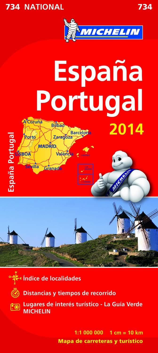 ESPAÑA - PORTUGAL MAPA NATIONAL 2014 | 9782067191471 | VARIOS AUTORES