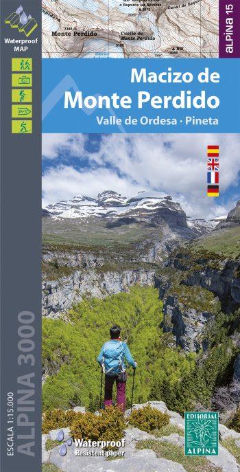 MACIZO DE MONTE PERDIDO ESCALA 1:15.000 | 9788480909365