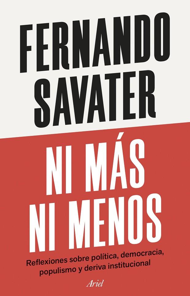 NI MÁS NI MENOS | 9788434439818 | SAVATER, FERNANDO