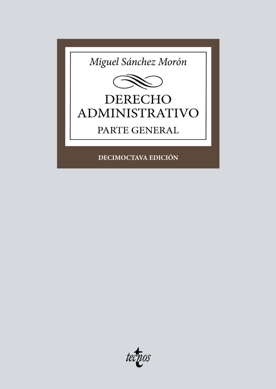 DERECHO ADMINISTRATIVO | 9788430985296 | SÁNCHEZ MORÓN, MIGUEL