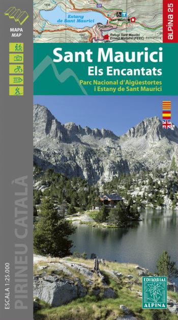 SANT MAURICIE ELS ENCANTATS/ MAPA 1:25.000 + CARPETA DESPLEGABLE | 9788480908603
