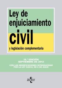 LEY DE ENJUICIAMIENTO CIVIL | 9788430955541