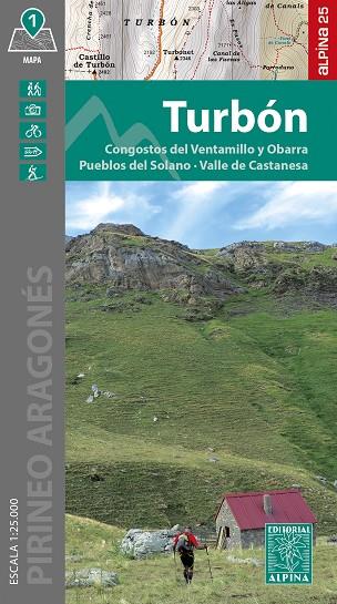 TURBÓN (ALTO VALLE DE ISÁBENA) 1:25.000 | 9788470111815