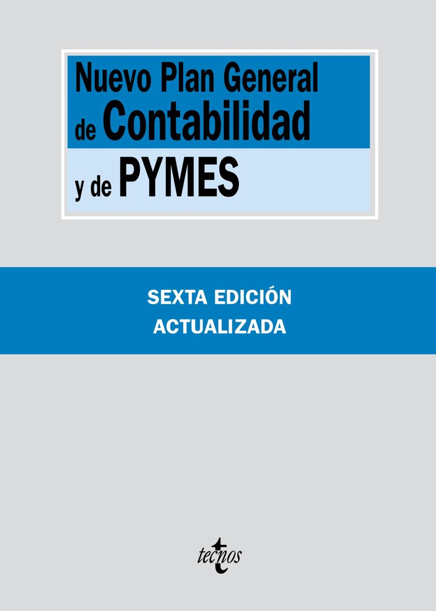 NUEVO PLAN GENERAL DE CONTABILIDAD Y DE PYMES | 9788430959563 | EDITORIAL TECNOS