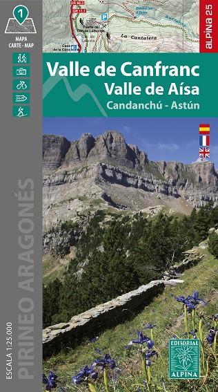 VALLE DE CANFRANC 1:25.000 | 9788470111822