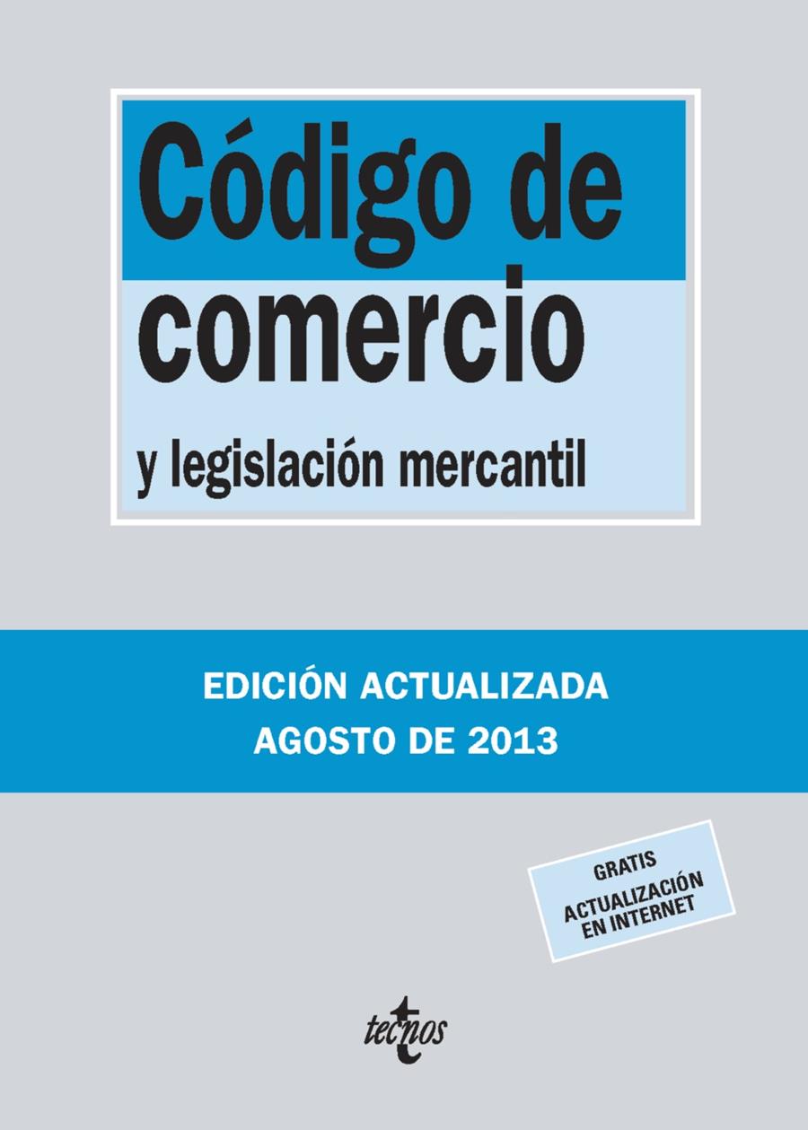 CÓDIGO DE COMERCIO | 9788430959983 | EDITORIAL TECNOS