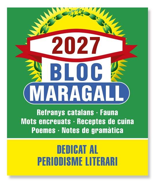 2027 BLOC CALENDARI MARAGALL 10X12CM | 9788412745580