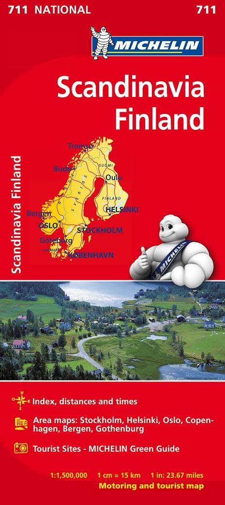MAPA NATIONAL ESCANDINAVIA FINLANDIA | 9782067170537 | VARIOS AUTORES