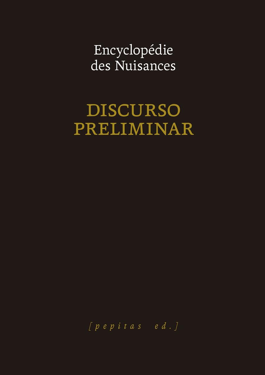 DISCURSO PRELIMINAR | 9788410476332 | ENCYCLOPÉDIE DES NUISANCES