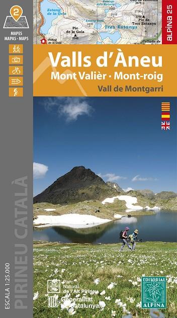 VALLS D'ÀNEU 1:25.000 | 9788470111792 | EDITORIAL ALPINA