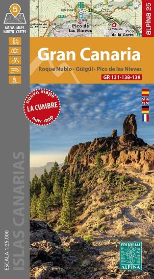 GRAN CANARIA GR 131-138-139 (ESCALA 1.25.000) | 9788470111037 | EQUIPO TECNICO EDITORIAL ALPINA