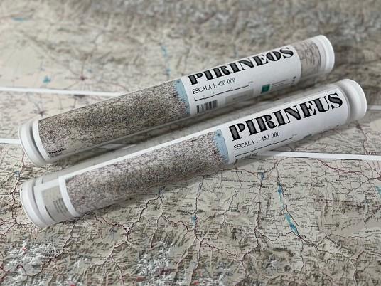 MAPA PIRINEUS RETRO (98 X 35,5 CM) | 9788480906517