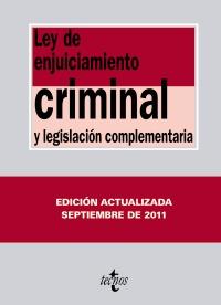 LEY DE ENJUICIAMIENTO CRIMINAL 2011 | 9788430953097