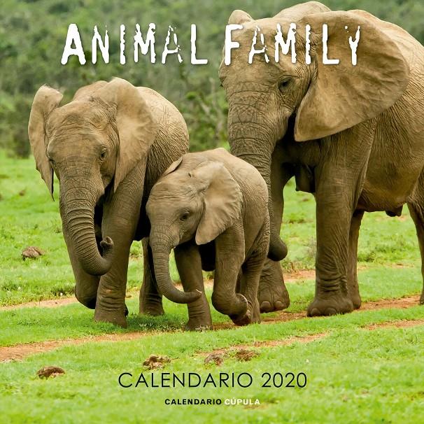 CALENDARIO 2020-ANIMAL FAMILY  | 9788448026189 | AA. VV.