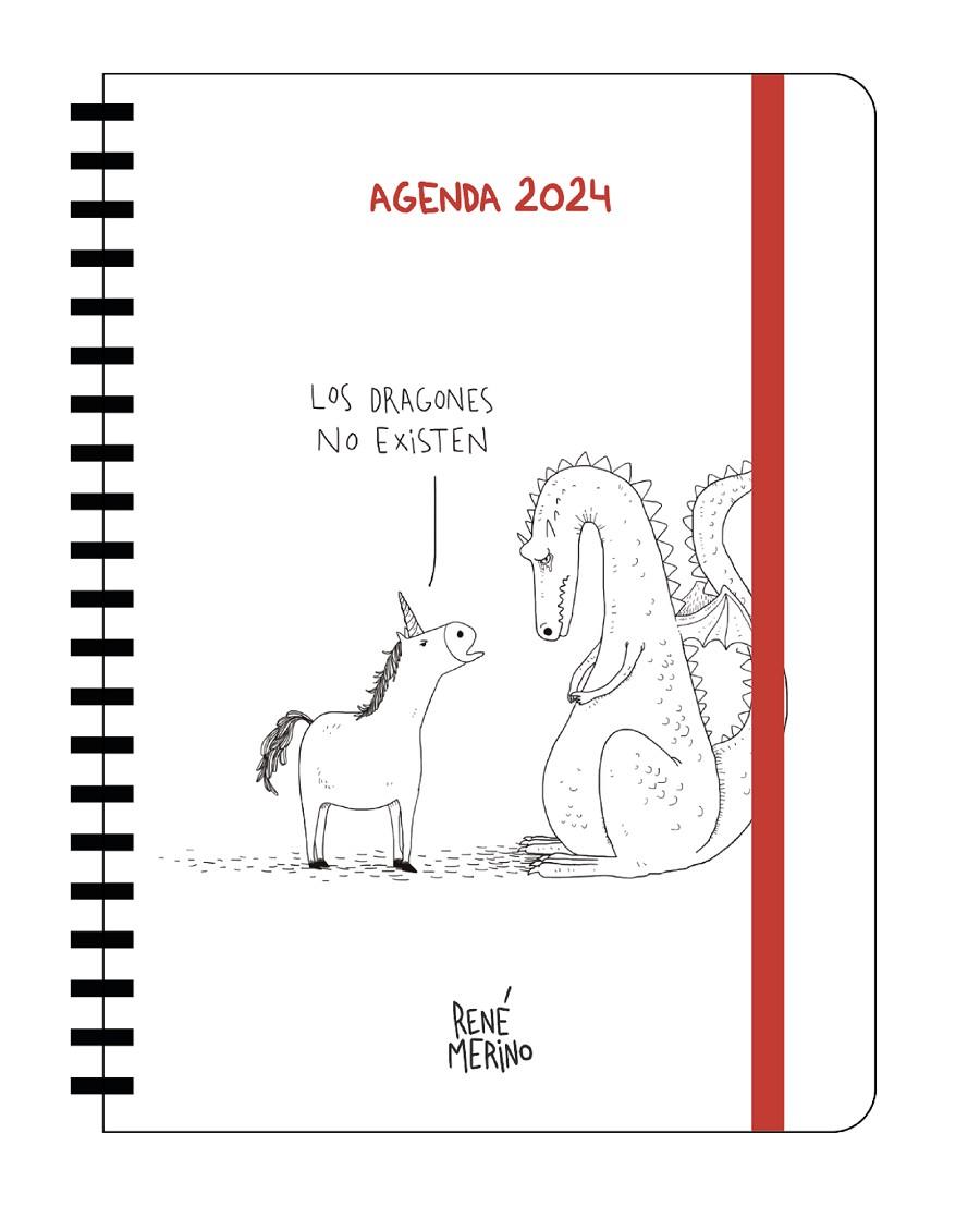 2024 AGENDA ANUAL SEMANAL/   RENÉ MERINO | 9788418195952 | MERINO, RENÉ