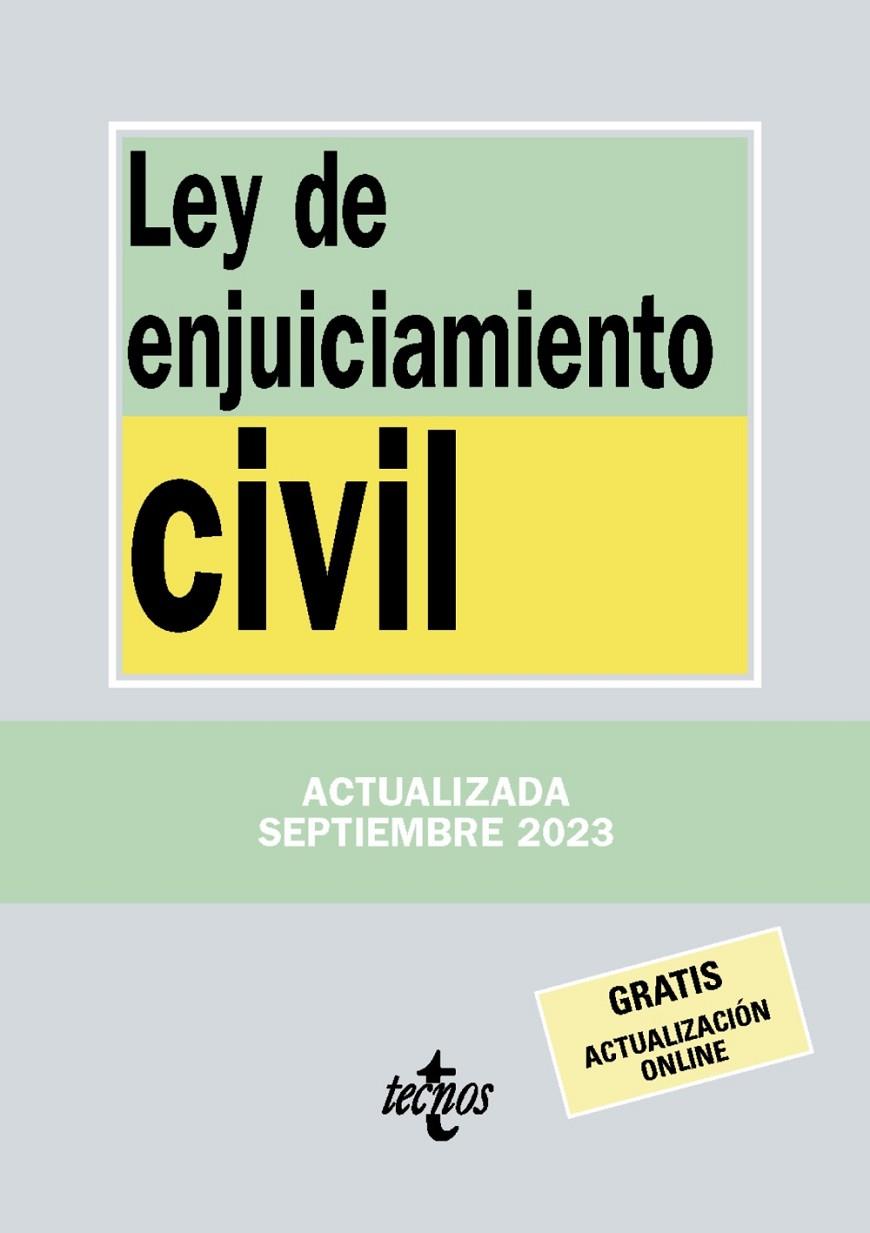 LEY DE ENJUICIAMIENTO CIVIL/ 2023 | 9788430988549 | EDITORIAL TECNOS