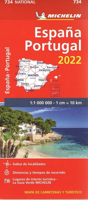 MAPA ESPAÑA PORTUGAL 2022 (734) | 9782067254640