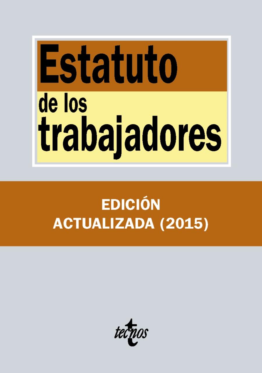 ESTATUTO DE LOS TRABAJADORES | 9788430966158 | EDITORIAL TECNOS