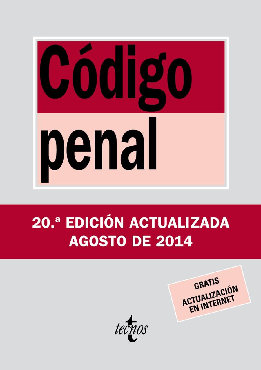 CÓDIGO PENAL (2014) | 9788430962358 | EDITORIAL TECNOS