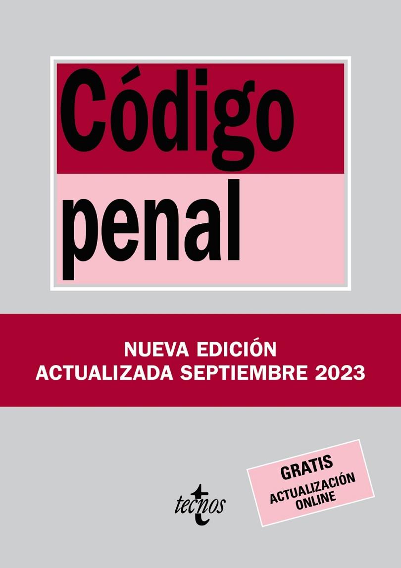 CÓDIGO PENAL/ 2023 | 9788430988419 | EDITORIAL TECNOS