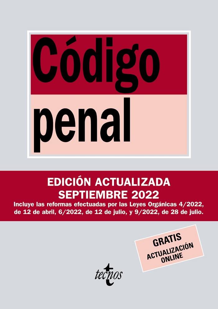 CÓDIGO PENAL | 9788430985579 | EDITORIAL TECNOS