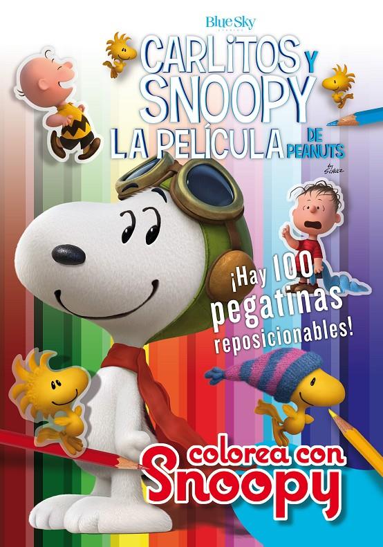 COLOREA CON SNOOPY + 100 PEGATINAS - CARLITOS Y SNOOPY - LOS LIBROS DE LA PELÍCU | 9788416261444 | SCHULZ, CHARLES M.