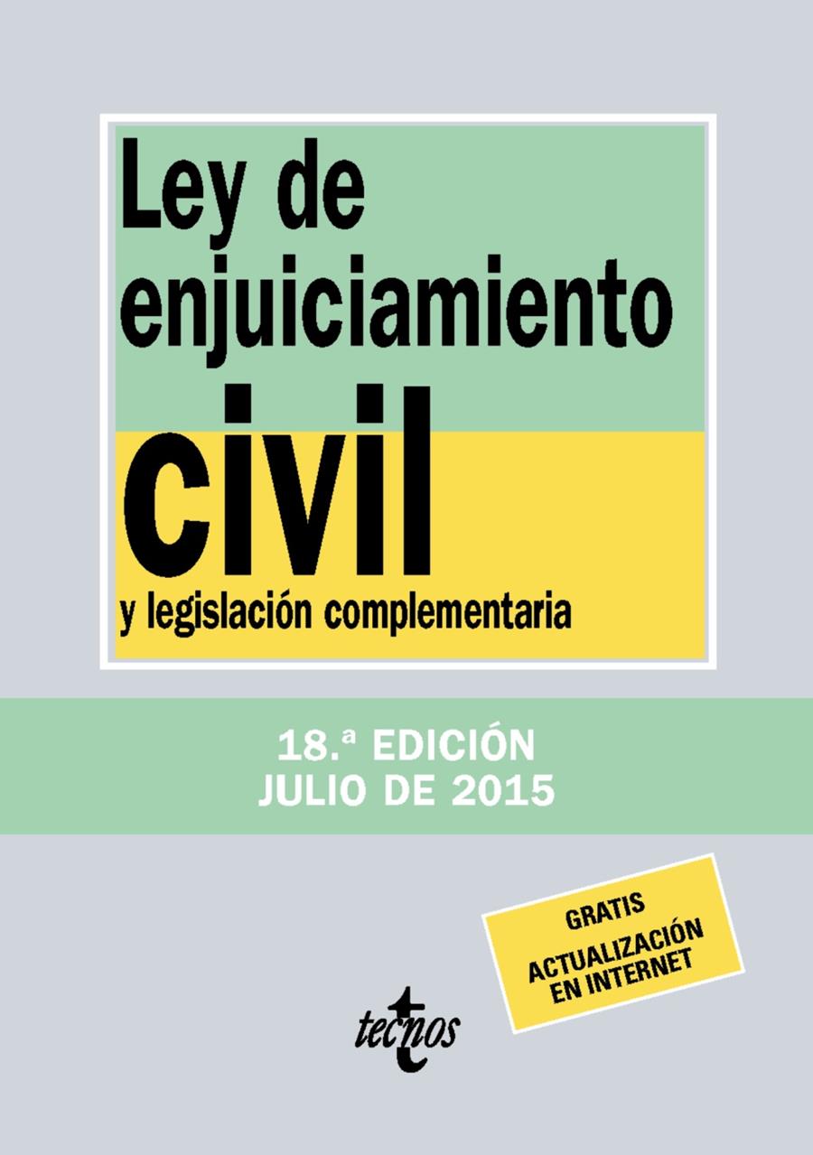 LEY DE ENJUICIAMIENTO CIVIL | 9788430966080 | EDITORIAL TECNOS