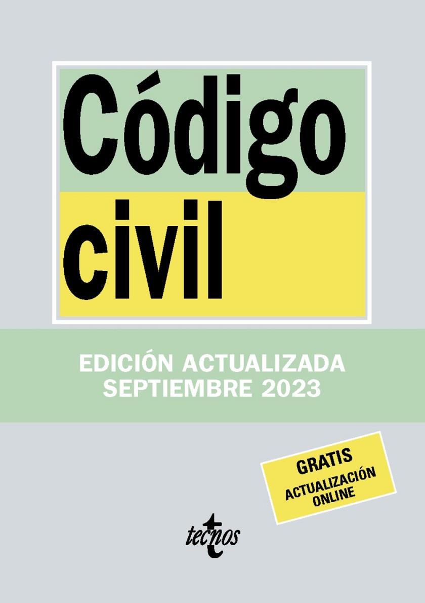 CÓDIGO CIVIL/ 2023 | 9788430988303 | EDITORIAL TECNOS