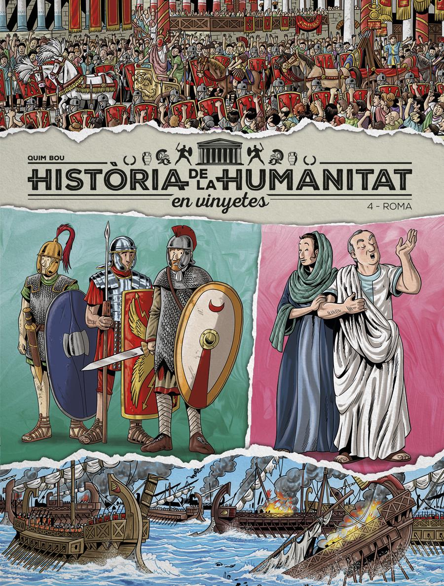 HISTÒRIA DE LA HUMANITAT EN VINYETES VOL.4: ROMA | 9788419380982 | AUTORS VARIS
