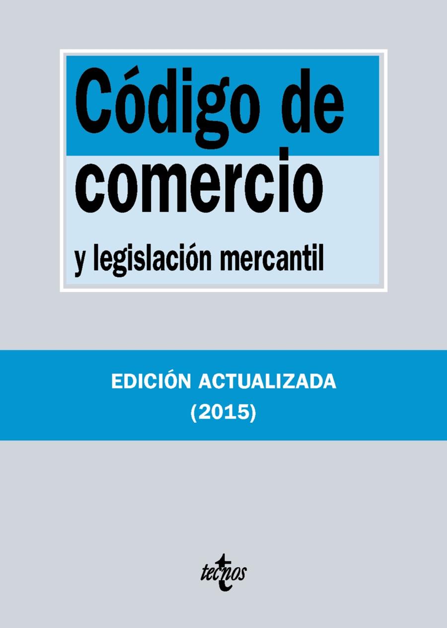 CÓDIGO DE COMERCIO | 9788430966103 | EDITORIAL TECNOS