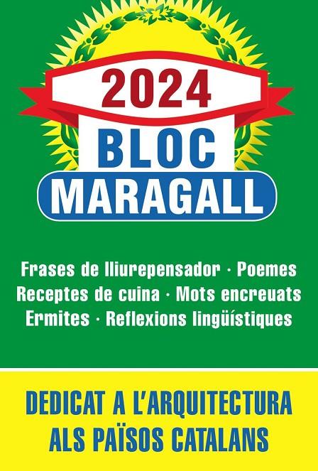 2024 BLOC CALENDARI MARAGALL PETIT 72X100 | 9788412745511