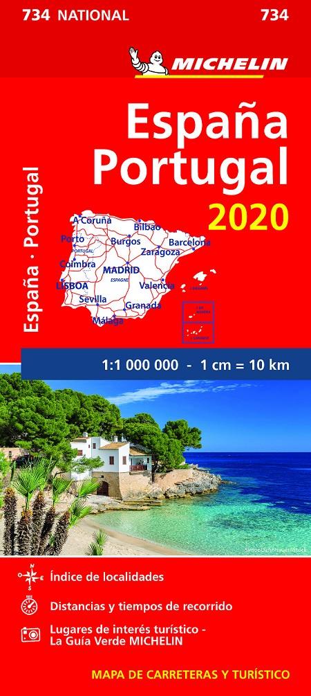 MAPA NATIONAL ESPAÑA - PORTUGAL 2020 | 9782067244078 | MICHELIN
