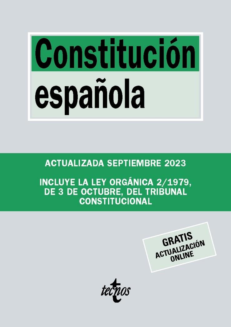 CONSTITUCIÓN ESPAÑOLA/ 2023 | 9788430988365 | EDITORIAL TECNOS