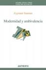 MODERNIDAD Y AMBIVALENCIA | 9788476587089 | ZYGMUNT, BAUMAN
