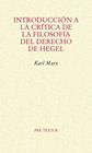 INTRODUCCIÓN A LA CRÍTICA DE LA FILOSOFÍA DEL DERECHO DE HEGEL | 9788415576815 | MARX, KARL