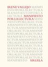 MANIFIESTO POR LA LECTURA | 9788418436369 | VALLEJO, IRENE