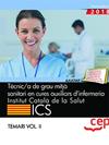 TÈCNIC/A DE GRAU MITJÀ SANITARI EN CURES AUXILIARS D'INFERMERIA. INSTITUT CATALÀ | 9788413107295 | VARIOS AUTORES