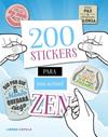 MÁS DE 200 STICKERS PARA UNA ACTITUD ZEN | 9788448022082 | AA. VV.