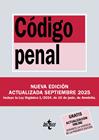 CÓDIGO PENAL (SEPTIEMBRE 2025) | 9788430993093 | EDITORIAL TECNOS