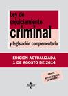 LEY DE ENJUICIAMIENTO CRIMINAL (2014) | 9788430962426 | EDITORIAL TECNOS