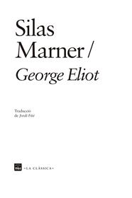 SILAS MARNER | 9788418858420 | ELIOT, GEORGE