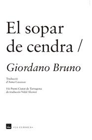 SOPAR DE CENDRA, EL | 9788415835288 | BRUNO, GIORDANO