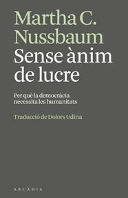 SENSE ÀNIM DE LUCRE | 9791399136951 | NUSSBAUM, MARTHA