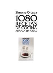  1080 RECETAS DE COCINA EDICION LIMITADA | 9788420609461 | ORTEGA, SIMONE