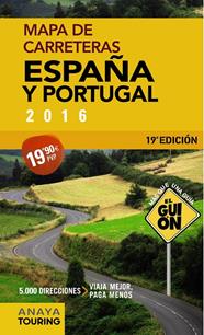 2016- MAPA CARRETERAS ESPAÑA Y PORTUGA LEL GUIÓN 1:340.000 | 9788499358475 | AA. VV.